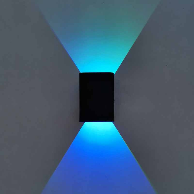 5W RGB avec Controllerpower Effectiency AC85-265V Moderne Simplied Design Salon Up And Down Applique