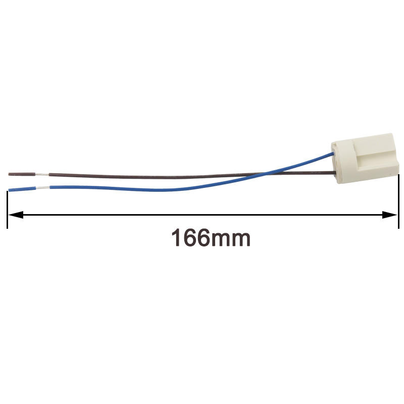 Base de lampe à LED G9 de haute qualité 250V 2A 18cm douille en céramique support de lampe halogène de Type G9 pour ampoule LED G9