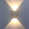 À l'extérieur réglable vers le bas étape couloir Cube cylindre jardin hôtel étanche Cob mur LED lampes 220V éclairage haut et bas