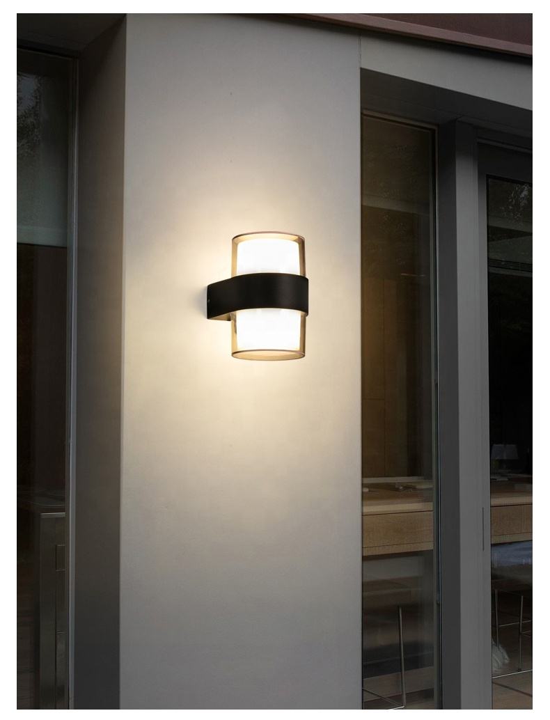 LED Innovante 2.4G Télécommande Intelligente Trois températures de couleur 3 Modes Couleurs Étanche IP65 applique murale Haut et Bas
