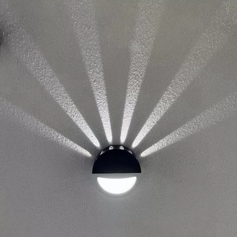 Creative Round Star Light Led Wall Lamp Indoor Sconce Lighting au-dessus de la lampe murale de jardin au-dessus de la lampe murale de jardin au-dessus de la lampe murale de jardin