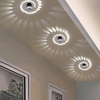 Plafonnier à trou en spirale intégré Éclairage intérieur Applique murale décorative RVB avec contrôleur
