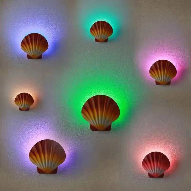 Ins offre spéciale haute qualité coquille immortelle artisanat lampe de chevet pour cadeau décoration de la maison chambre d'enfant veilleuse décorative