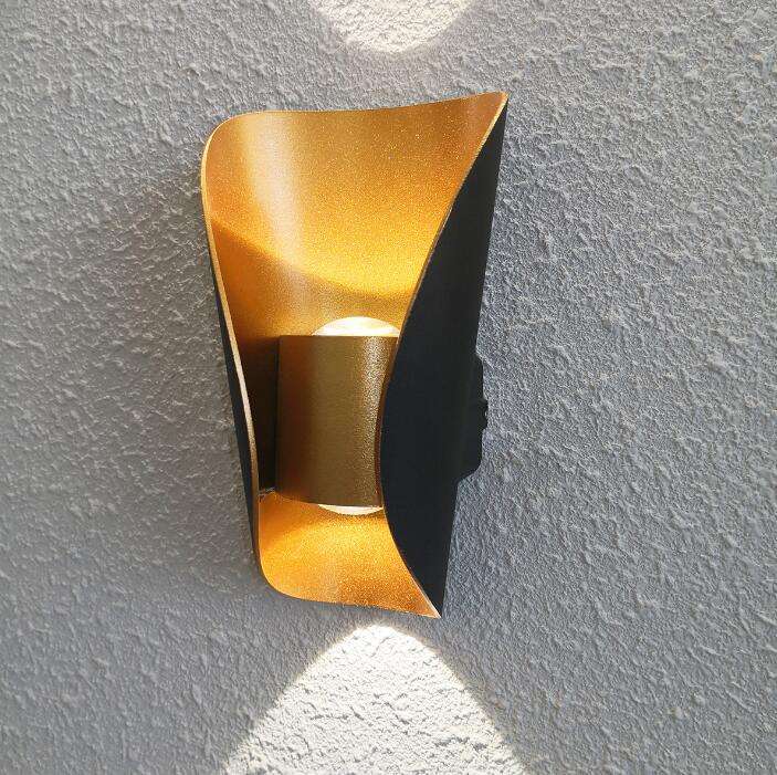 Lampe décorative Led applique murale grand bateau étanche applique extérieure veilleuse Simple aluminium