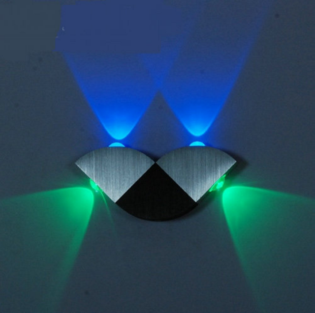 4W mur LED applique applique éclairage coloré mural décoration intérieure lumière pour Loft salle de bain salon maison éclairage KTV