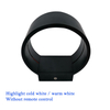 5W AC85-265V Indoor Circle Wall Light RGB avec contrôleur pour la décoration intérieure Brighten Lights