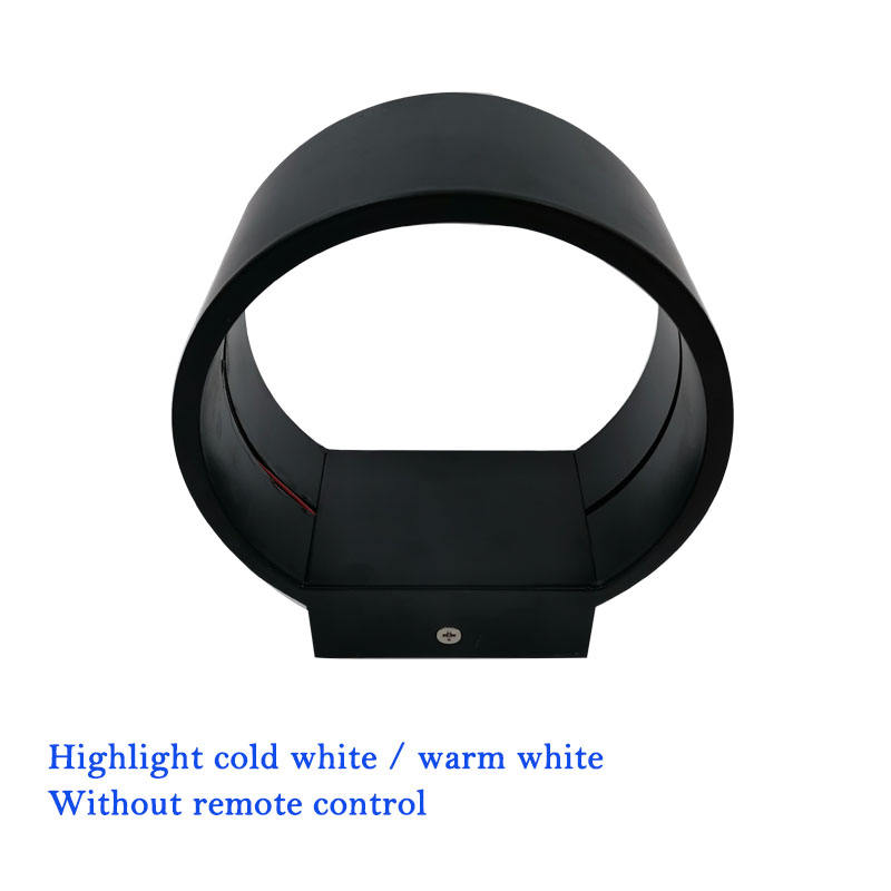 5W AC85-265V Indoor Circle Wall Light RGB avec contrôleur pour la décoration intérieure Brighten Lights