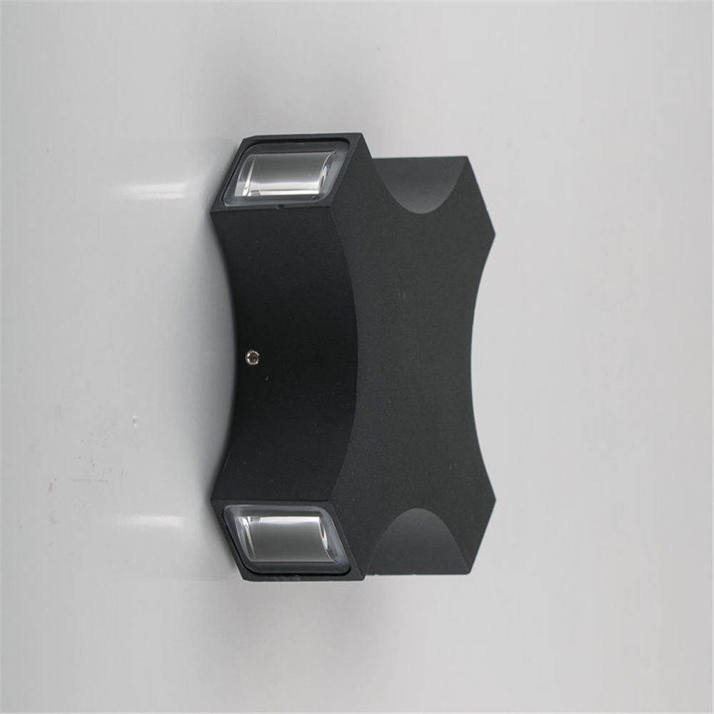 Nouvelle applique extérieure LED 12W croix étoile 4 éclairage latéral étanche IP65 pour décoration de balcon de jardin