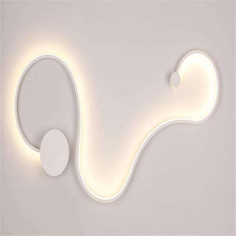 Applique minimaliste postmoderne nordique créatif led chambre chevet décoration applique salon couloir allée lampes