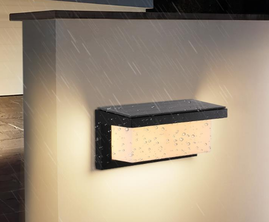 Coin Carré 3w Pied Lampe Encastré Détecteur De Mouvement Led Étape Escalier Lumières Côté Escalier Lumière Blanc Luxholic Moderne Lumière Solaire