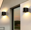 Hagood nouvelle applique murale étanche demi-cercle 6W applique murale LED éclairage extérieur étanche IP65 Angle d'éclairage réglable