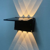 6W Solaire Led Lumière Extérieure Étanche Solaire Haute Lumières Applique Murale Smart applique murale solaire lampe Extérieure