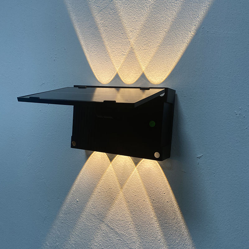 6W Solaire Led Lumière Extérieure Étanche Solaire Haute Lumières Applique Murale Smart applique murale solaire lampe Extérieure