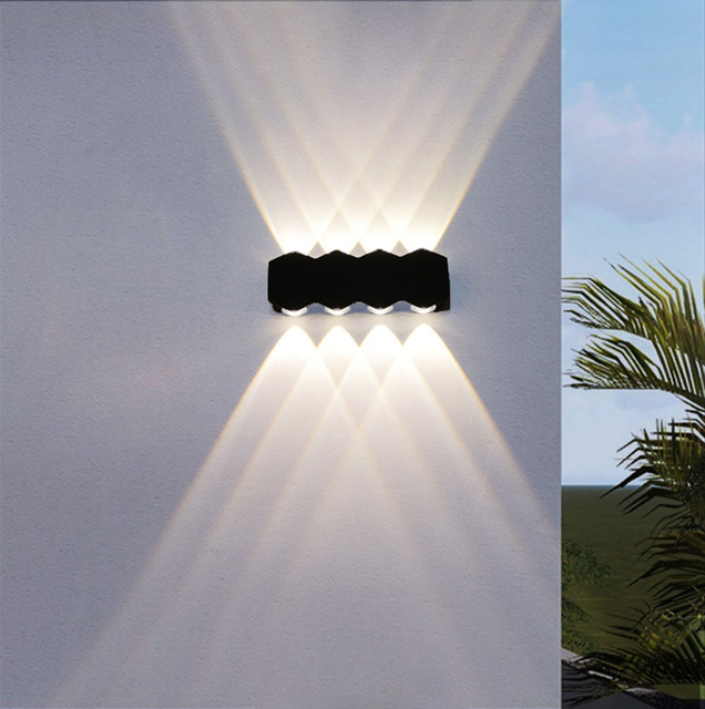 Personnalité nordique applique murale Simple Led salon fond rond applique hôtel Hall couloir éclairage forme de diamant