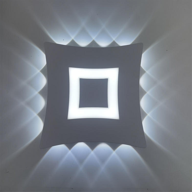 Applique murale moderne Cube Led applique murale étanche IP65 applique murale intérieure 110V 220V pour salle de bain éclairage extérieur 4W 6W 8W