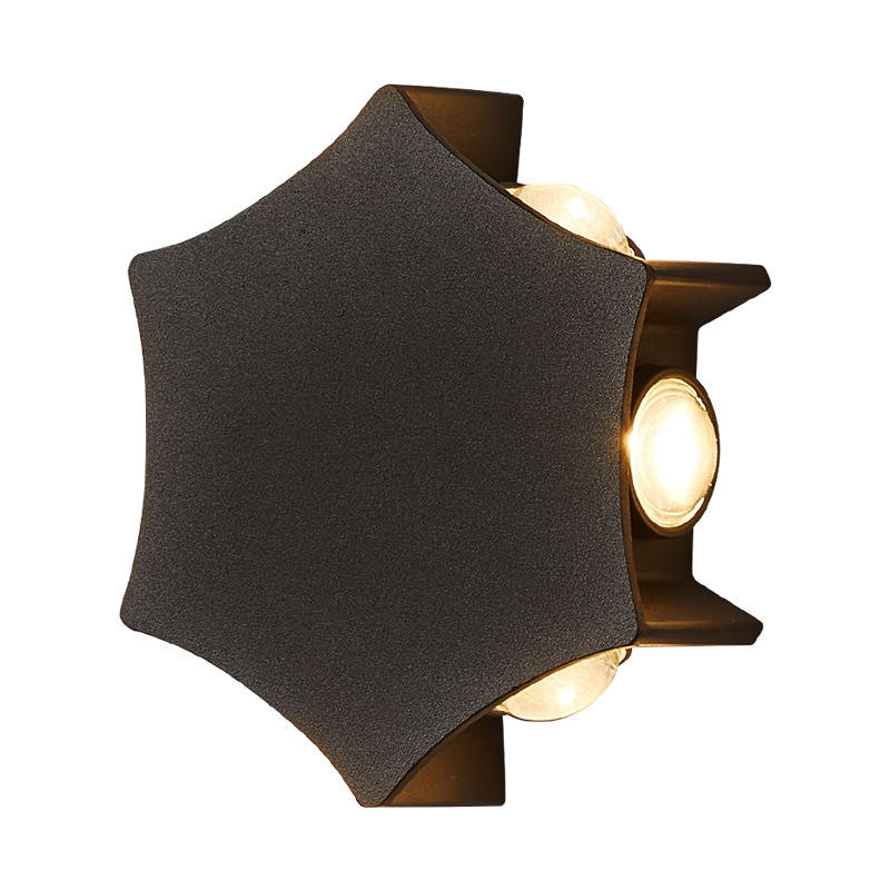Applique murale moderne Cube Led applique murale étanche IP65 applique murale intérieure 110V 220V pour salle de bain éclairage extérieur 4W 6W 8W