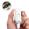 Câble de cordon d'alimentation de 1,8 m avec gradateur ON OFF Clip en métal E14 E27 Base de lampe Support de lampe à main Prise Cordon pour lampe de roche de sel