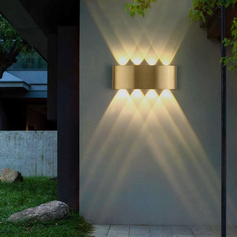 IP65 mur LED lampe extérieure étanche jardin éclairage aluminium AC86-265 intérieur chambre salon escaliers applique murale vintage