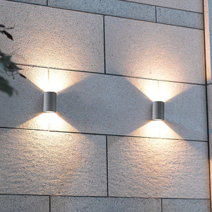 Aluminium COB lumière extérieure 6W étanche IP65 applique murale haut et bas appliques de porche 85-265v applique murale réglable porche de cour