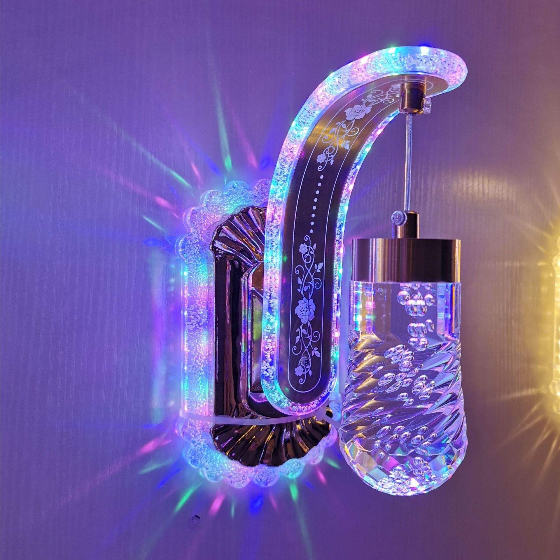 Moderne acrylique intérieur applique LED chambre lampe de chevet applique murale blanc chaud blanc froid pour chambre couloir escaliers