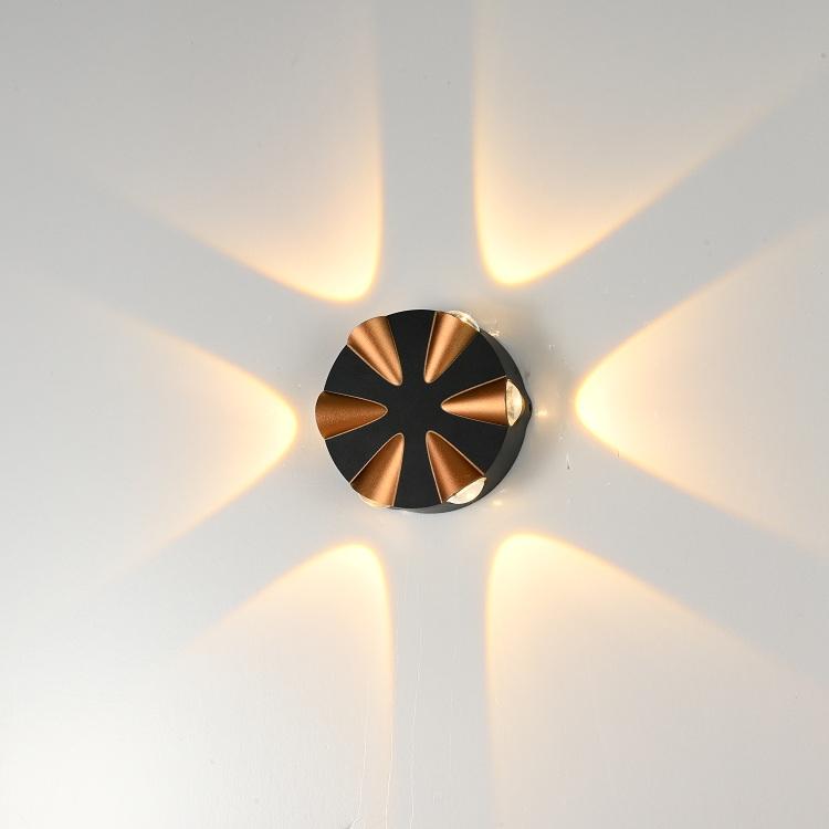 Applique extérieure étanche et étanche à l'humidité extérieure en aluminium cour balcon terrasse allée escalier allée lampe