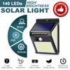 LED solaire intelligente extérieure étanche haut et bas éclairage lumineux décoration de jardin lumières solaires escaliers clôture lampe de lumière du soleil
