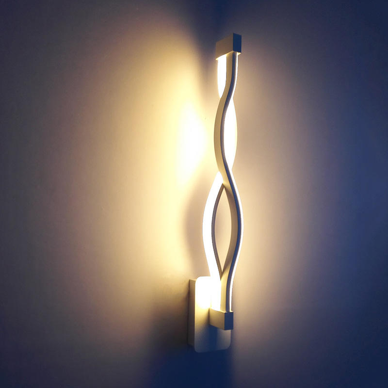 Lampe de chambre à coucher moderne applique murale à ondes longues et veilleuse LED de haute qualité avec prix d'usine