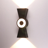 Applique murale étanche à corne de lumière led et veilleuse extérieure moderne dans une applique murale haut et bas de haute qualité