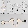 Einfache Moderne Kreative Wohnzimmerlampe Hintergrundwanddekoration Designer Lamp Speziell Geformte Nachttischlampen