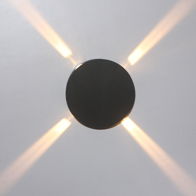 Pas cher prix d'usine Escalier Led Mur Lampe Ronde pour Hôtel Led Mur Lampe Livraison Rapide