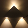 3W9W moderne Triangle intérieur mur LED maison applique murale en aluminium pour la décoration de la maison luminaire mural