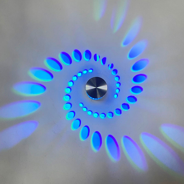 Applique murale d'escalier Led en aluminium 3w Applique murale de bureau à domicile d'intérieur avec prix d'usine et veilleuse moderne fantaisie