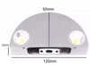 3w style unique demi-cercle LED Applique Murale En Aluminium Up Down Appliques pour La Maison Chambre Chevet Couloir Salon