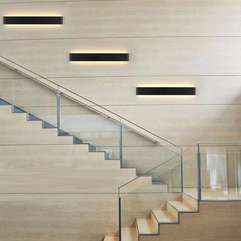 16W 24W 2.4G Longue Applique Murale avec Contrôleur Lampe LED Up And Down Light Applique Murale Intérieure Applique Murale LED Trois Température de Couleur Applique Murale