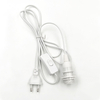 1.8m cordon d'alimentation câble E14 socles de lampe prise ue 303 fil de commutation pour pendentif ampoule LED E14 lampe à main Suspension support de douille sel
