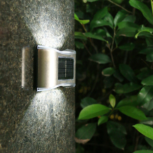 6LED lampe solaire IP65 étanche lampe extérieure cour applique murale pour jardin Villa décoration