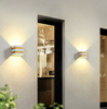 Lampes d'extérieur 10W Led Applique Murale Ip65 Noir Décoratif Porche Jardin Maison Étanche Ampoules Moderne En Aluminium Cuisson