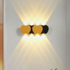 Nouveau couloir escaliers éclairage mur LED lampe extérieure étanche IP65 haut et bas applique murale acrylique lumière jardin lumières 220V
