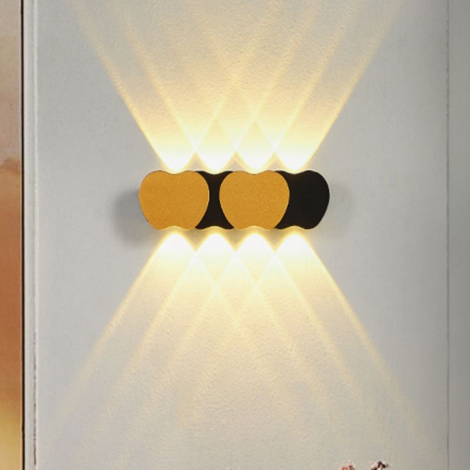 Nouveau couloir escaliers éclairage mur LED lampe extérieure étanche IP65 haut et bas applique murale acrylique lumière jardin lumières 220V