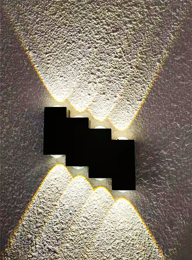 Lampes murales d'escalier imperméables à la lumière LED décoratives et lampe de haute qualité de veilleuse extérieure moderne