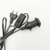 Prise de lampe de sel de l'himalaya prise de fil électrique prise EU AU US 303 interrupteur 301 interrupteur dimmable E14 E27 douille