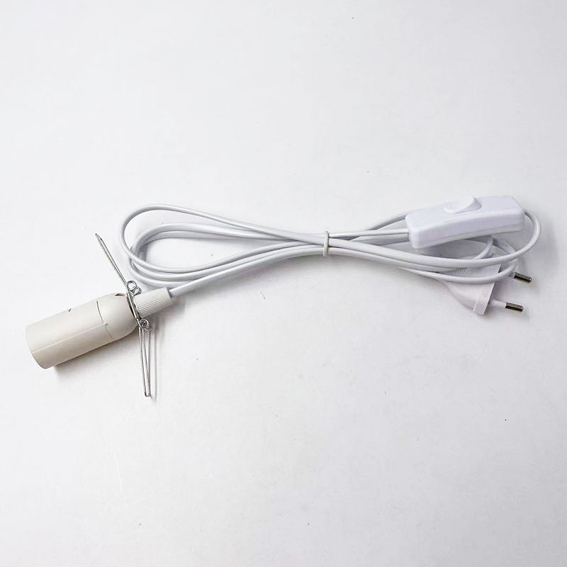 Lumière E14 301 gradateur cordon fil lumière prise de commutation puissance gradation bouton interrupteur 1.8 m ligne câble lampe à LED ue US Plug modèle