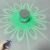 Applique murale à LED montée rvb effet lampe rayons de Projection de tournesol AC85-265V télécommande couloir applique murale 1 W/3 W