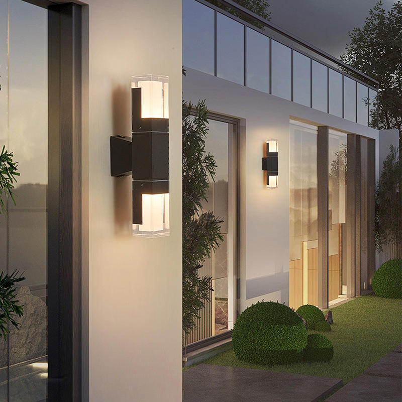 Applique murale Led en aluminium extérieur IP65 étanche vers le bas applique murale pour la maison escalier chambre chevet couloir éclairage réglable