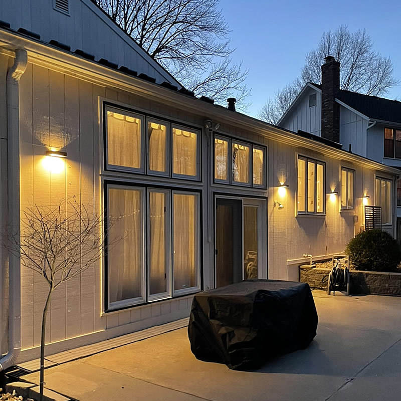 Lumière solaire étanche lumière LED lampe de lumière du soleil extérieure pour jardin rue paysage balcon décor solaire applique extérieure