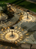 Solaire pelouse lampe verre lumière jardin paysage décoration inséré chemin lampe polysilicium monocristallin 600mah 1000MA batterie