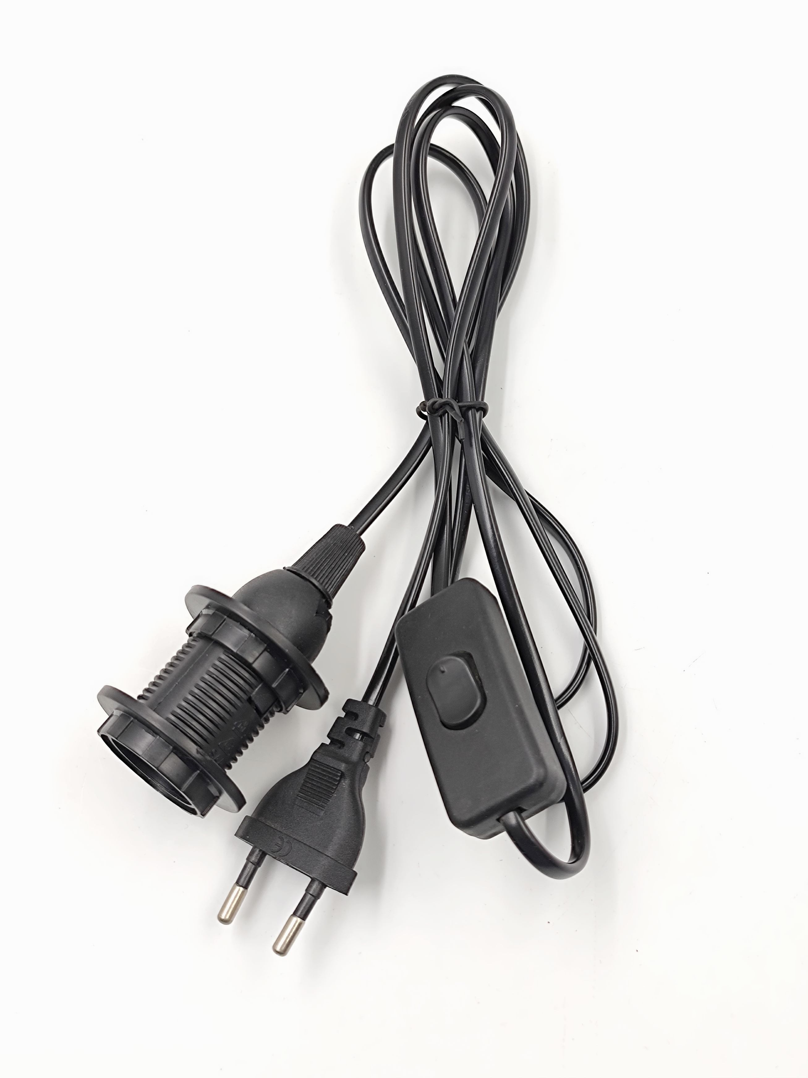 Douille CE porte-ampoule pied de lampe en plastique E14 anneau en plastique prise ronde 301 interrupteur gradateur 303 interrupteur prise de lampe au sel de l'himalaya