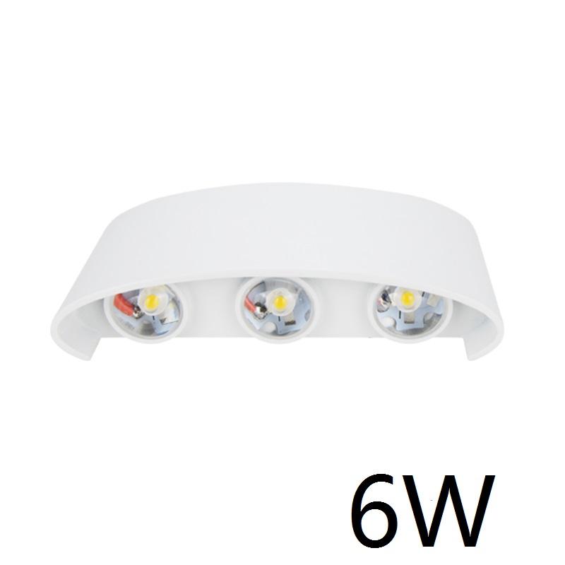 APP télécommande 6W 8W LED applique murale RGB chambre chevet décoration wandlamp AC85-265V éclairage de projet industriel