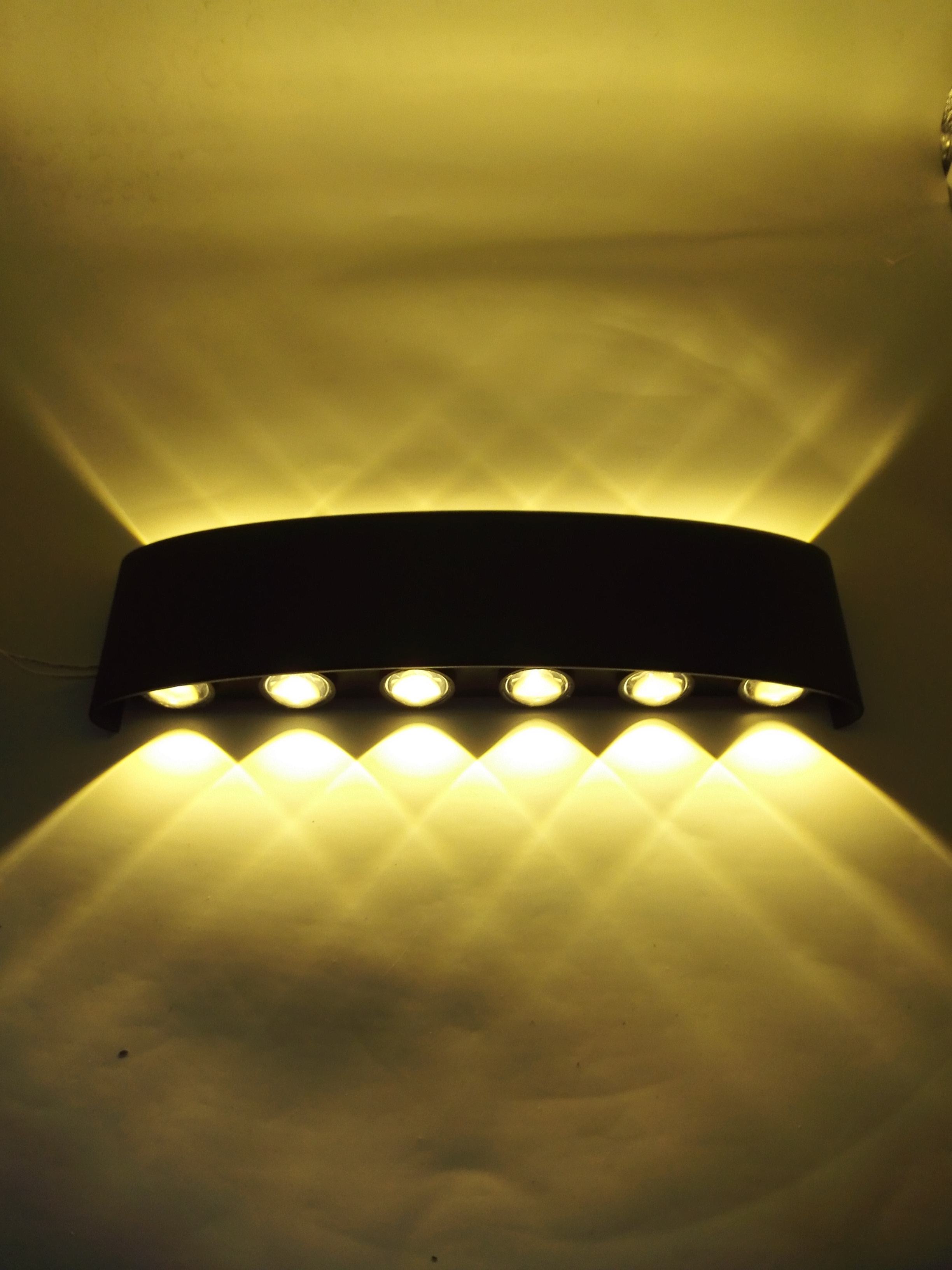 2W 4W 6W 8W 10W 12W Ovale Up Et Dowm Applique Murale Étanche Extérieure Montée Étanche IP65 Applique Murale Extérieure Porche Jardin Lumière
