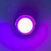 Nouvelle applique murale étanche en acrylique ronde lumière chaude lumière froide RGB avec contrôleur décoration applique murale moderne